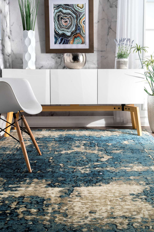 Montross Blue Area Rug & Reviews Joss & Main